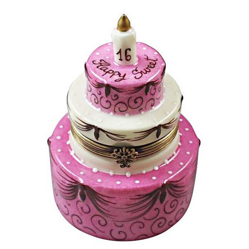 Magnifique Sweet Sixteen Birthday Cake Limoges Box
