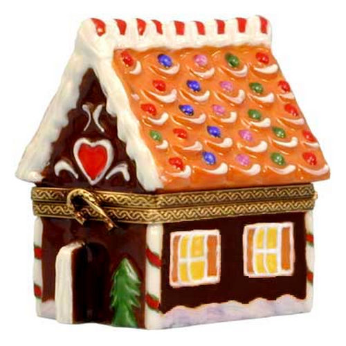 Magnifique Christmas Gingerbread House Limoges Box