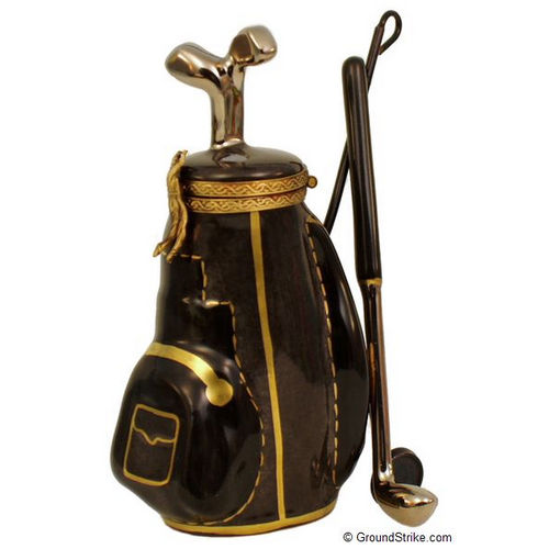 Magnifique Golf Clubs in Wheeled Bag Limoges Box