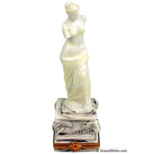 Magnifique Venus de Milo Statue Limoges Box