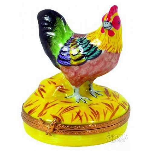 Artoria Small Rooster Limoges Box