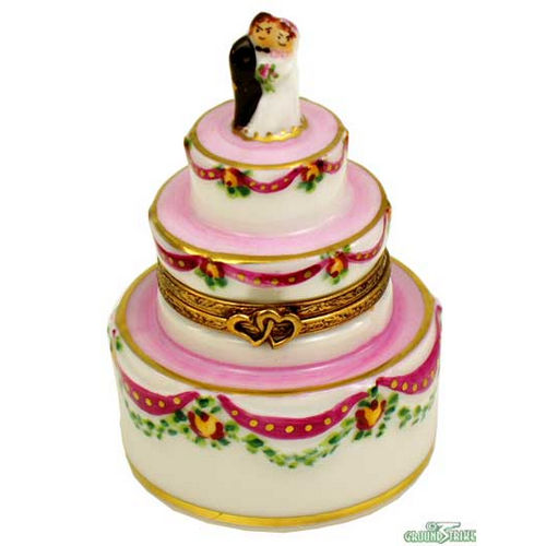 Rochard Ribbon Wedding Cake Limoges Box