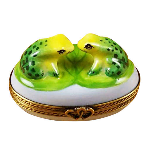 Rochard Love Frogs Limoges Box