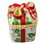 Rochard Christmas Gift Box with Red Bow