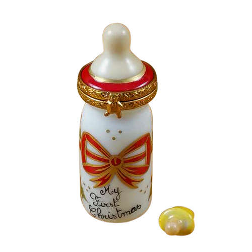 Rochard Baby Bottle - My First Christmas Limoges Box