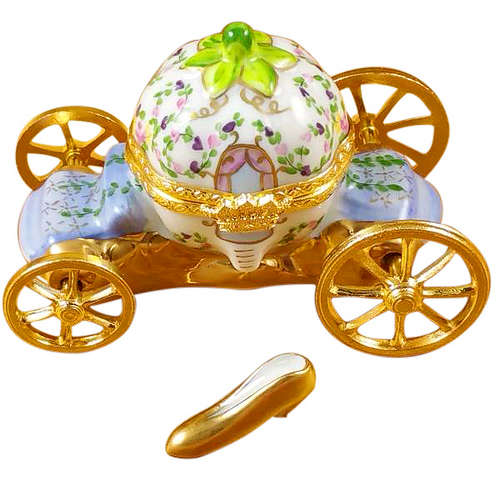 Rochard Cinderella Carriage with Shoe Limoges Box