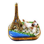 Rochard Eiffel Tower with Jack Russell Terrier