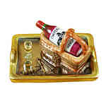 Rochard Tray with Wine Tasting Basket