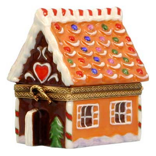 Rochard Christmas Gingerbread House Limoges Box