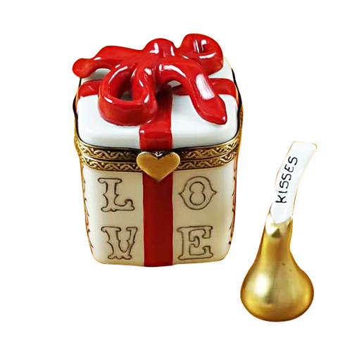 Rochard Love Gift Box with Kiss Limoges Box