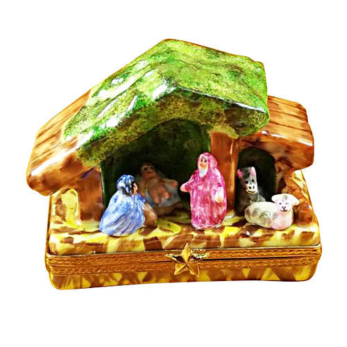Rochard Manger-Nativity Limoges Box