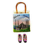 Rochard Istanbul Turkey Shopping Bag with Removable Turkish Slippers