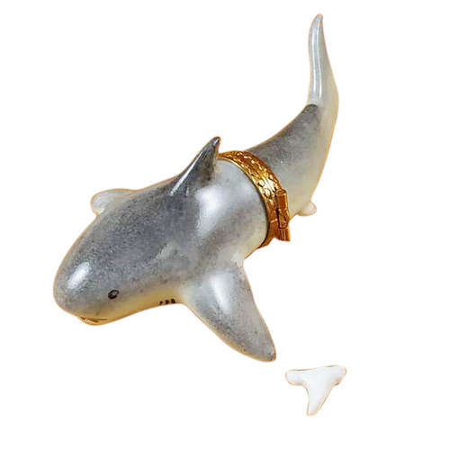 Rochard Shark with Removable Tooth Limoges Box