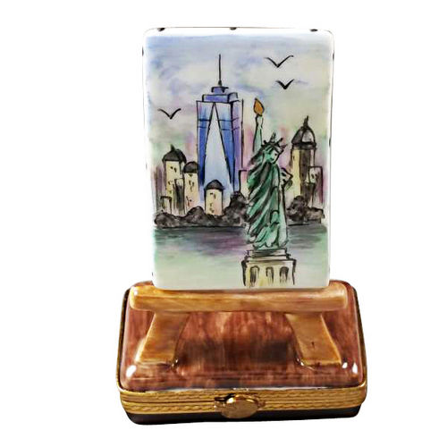 Rochard Freedom Tower Easel Limoges Box