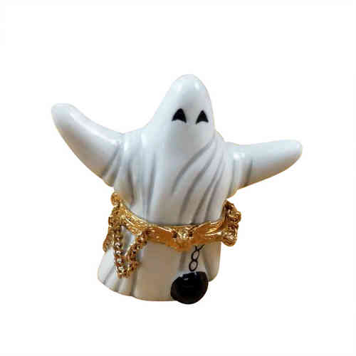 Rochard Ghost with Ball/Chain Limoges Box